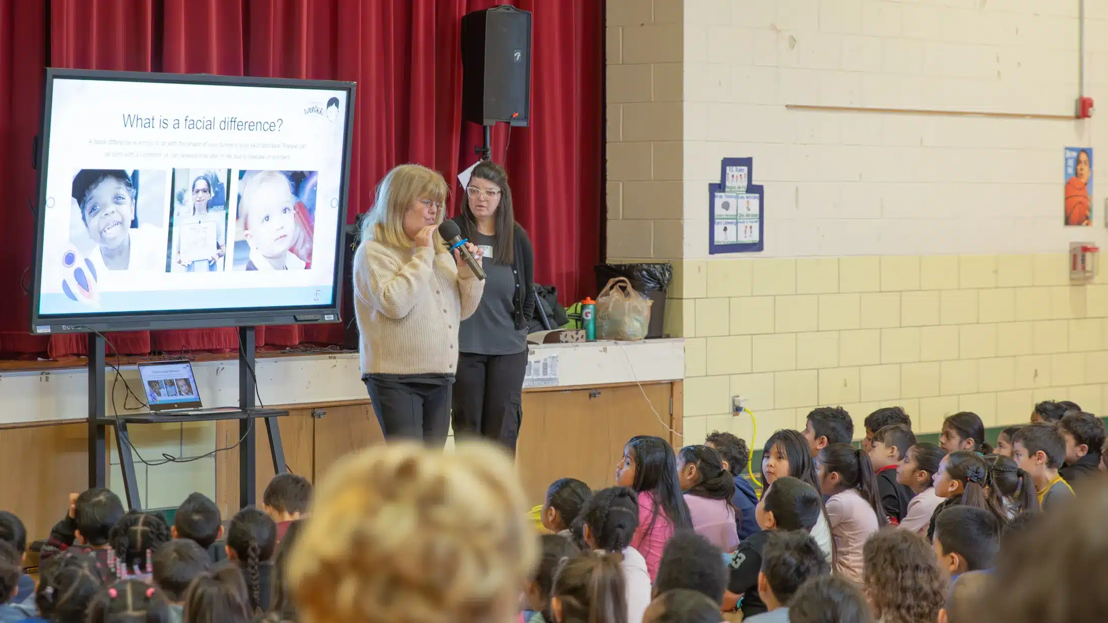 dine presenting at hermes elementary school